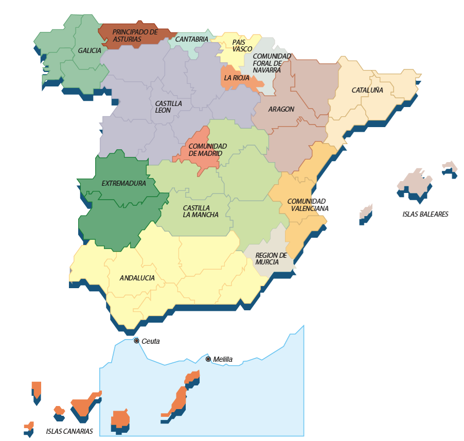 Mapa de Provincias