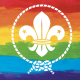 Rainbow flag Scouts